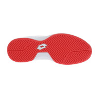 Γυναικεία παπούτσια Lotto Space 600 II All Round W - all white/red fluo Γυναικεία παπούτσια Lotto Space 600 II All Round W - all white/red fluo