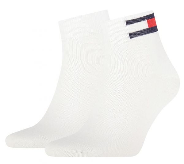 Čarape za tenis Tommy Hilfiger Quarter 2P - white