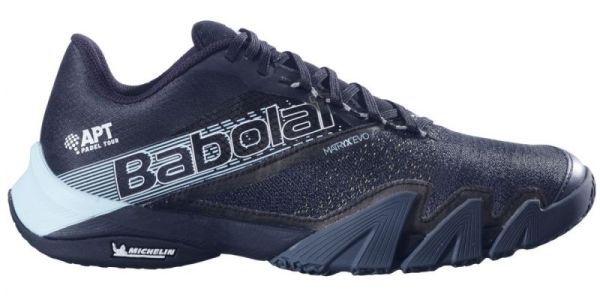 Zapatillas de pádel para hombre Babolat Jet Premura 2 APT - black/light blue