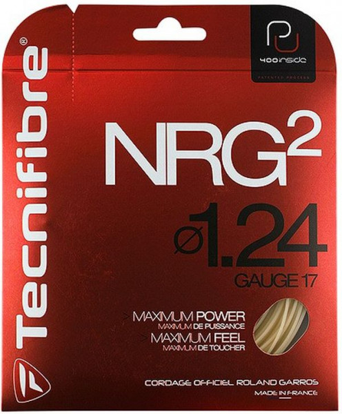 Tenisz húr Tecnifibre NRG2 (12 m) - natural