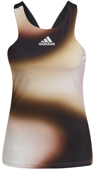 Tenisa tops sievietēm Adidas Mel Y Tank W - black/sandy beige met/white