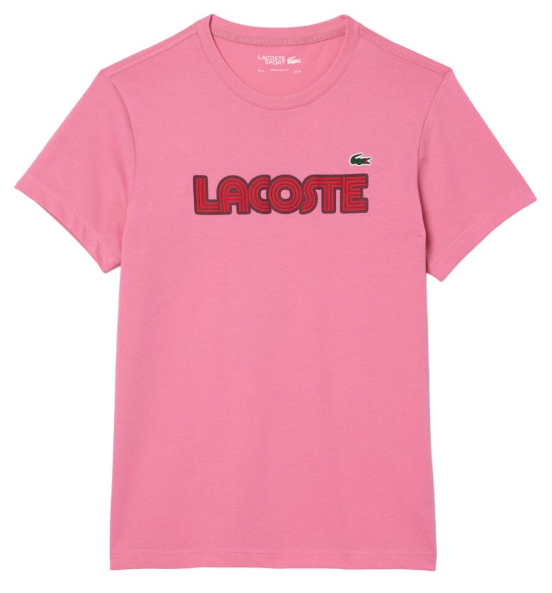 Tee shirt rose lacoste online