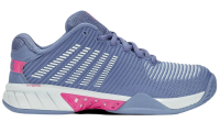 Damskie buty tenisowe K-Swiss Hypercourt Express 2 - infinity/blue blush/carmine rose Damskie buty tenisowe K-Swiss Hypercourt Express 2 - infinity/blue blush/carmine rose