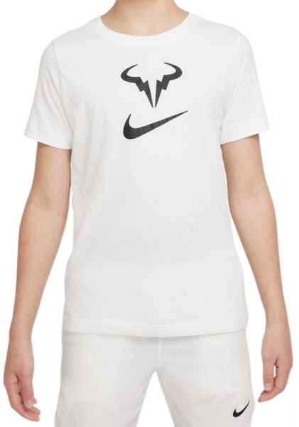 Marškinėliai berniukams Nike Court Dri-Fit Tee Rafa - white