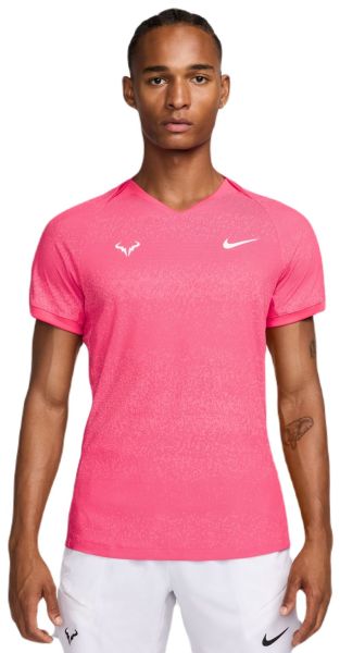 Herren Tennis-T-Shirt Nike Court Rafa Dri-Fit - Rosa