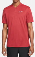 Tenisa polo krekls vīriešiem Nike Men's Court Dri-Fit  Blade Solid Polo - pomegranate/white