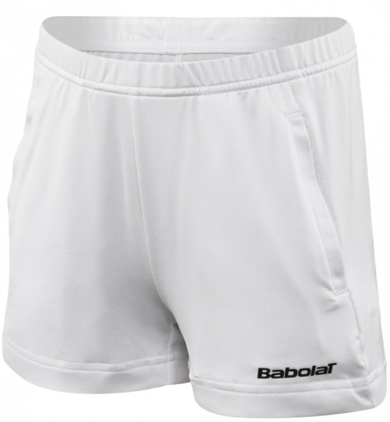 Pantaloncini per ragazze Babolat Short Match Core Girl - white