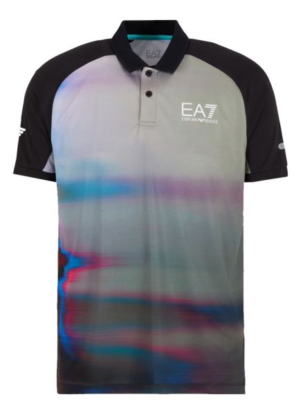 Tenisa polo krekls vīriešiem EA7 Man Jersey Polo Shirt - multicolor