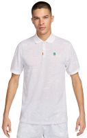Pánské tenisové polo tričko Nike Polo Dri-Fit Heritage Printed - white/white