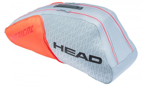 Тенис чанта Head Radical 6R Combi - grey/orange
