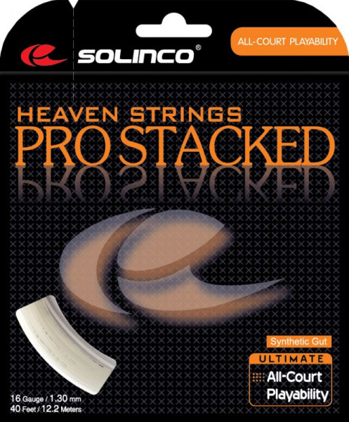 Tennisekeeled Solinco Pro Stacked (12 m) - natural