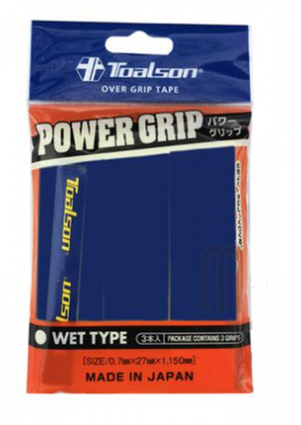 Owijki tenisowe Toalson Power Grip 3P - dark blue