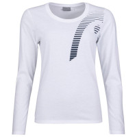 Damski T-shirt (dł. rękaw) Head Club 21 Linda LS W - white