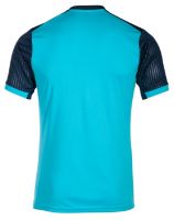 Tricouri bărbați Joma Montreal Short Sleeve T-Shirt - fluor turquoise/navy Tricouri bărbați Joma Montreal Short Sleeve T-Shirt - fluor turquoise/navy