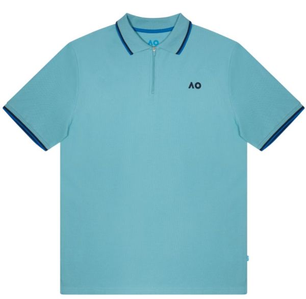 Men's Polo T-shirt Australian Open Zip Player - Blue