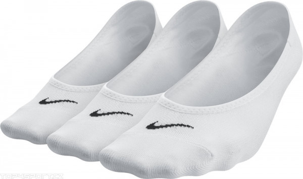 Ponožky Nike Women's Performance Cotton Lightweight No Show 3P - white