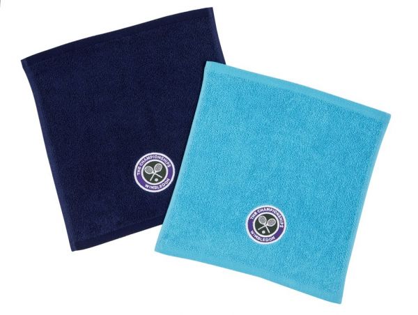Ręcznik tenisowy Wimbledon Face - navy/turquoise