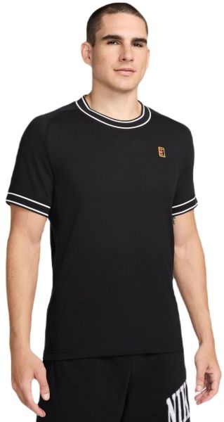 Men's T-shirt Nike Court Heritage Tennis - Black