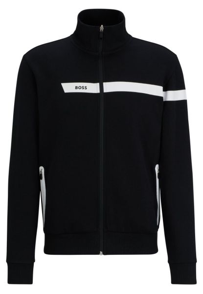 Pánská tenisová mikina BOSS Skaz 1 Sweatshirt - black