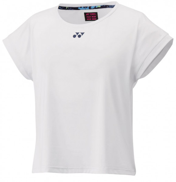 Naiste T-särk Yonex T-Shirt Ladies AUS - white