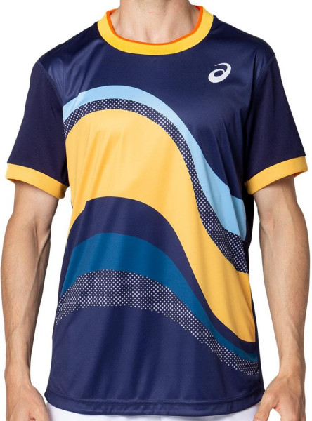 Herren Tennis-T-Shirt Asics Match M GPX Tee - peacoat