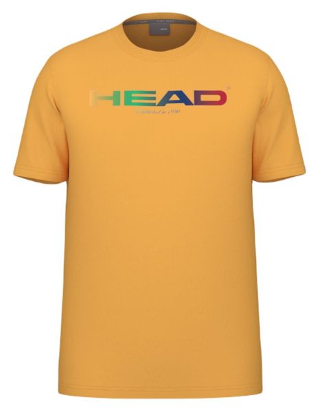 Тениска за момчета Head Junior Off Court Rainbow T-Shirt - banana