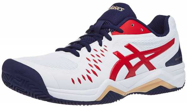  Asics Gel-Challenger 12 Clay - white/classic red