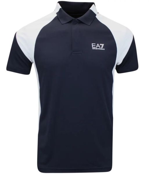 Men's Polo T-shirt EA7 Man Jersey - Blue