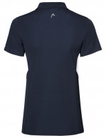 Majica kratkih rukava za djevojčice Head Club Tech Polo Shirt - dark blue Majica kratkih rukava za djevojčice Head Club Tech Polo Shirt - dark blue