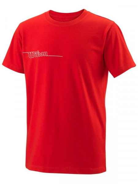 Koszulka chłopięca Wilson Team II Tech Tee Youth - team red