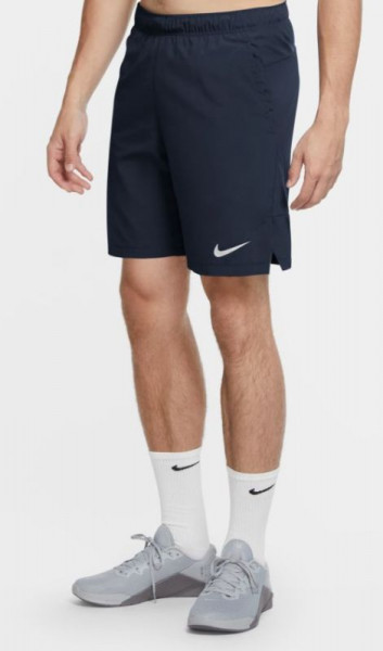 Tenisa šorti vīriešiem Nike Dri-Fit Flex Woven Short M - obsidian/white