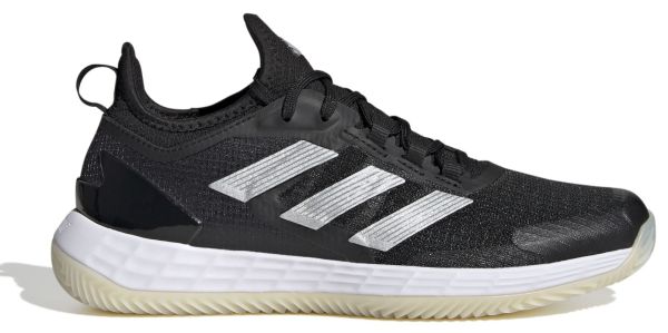 Zapatillas de tenis para mujer Adidas Adizero Ubersonic 4.1 W Clay - core black/silver metallic/footwear white