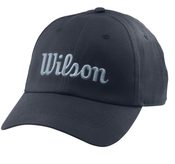  Wilson Script Twill Hat - india ink/blue fog