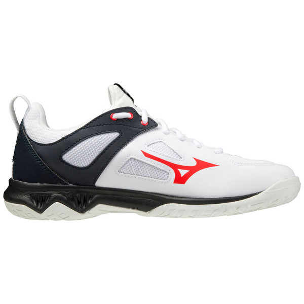  Mizuno Ghost Shadow - white/ignition red/salute black