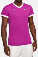 T-krekls vīriešiem Nike Court Dri-Fit Advantage SS Top Rafa M - red plum/white/washed teal