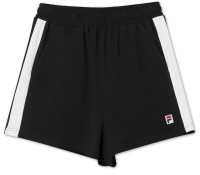 Damen Tennisshorts Fila Badu High Waist Shorts Women - black/blanc de blanc