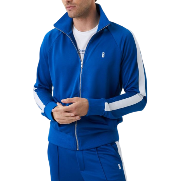 Férfi tenisz pulóver Björn Borg Ace Track Jacket - naturical blue