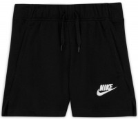 Tüdrukute šortsid Nike Sportswear Club FT 5 Short G - black/white