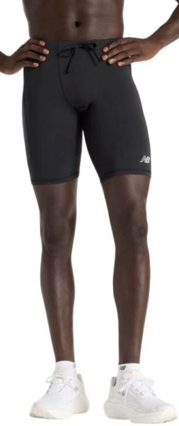 Męskie spodenki New Balance Sleek Pocket Tight 9in - Czarny