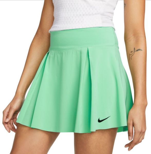 Damen Tennisrock Nike Court Dri-Fit Advantage Club Skirt - spring green/black