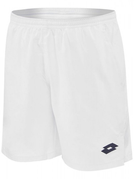 Teniso šortai vyrams Lotto Top Ten II Short 9 PL - bright white/navy logo