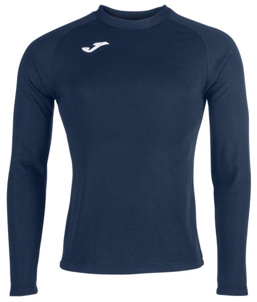 Férfi tenisz póló Joma Brama Fleece Long Sleeve - Kék