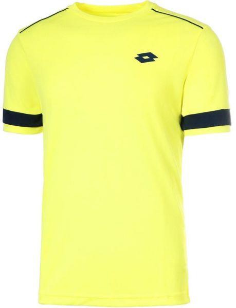 Men's T-shirt Lotto Superrapida V Tee - acid yellow