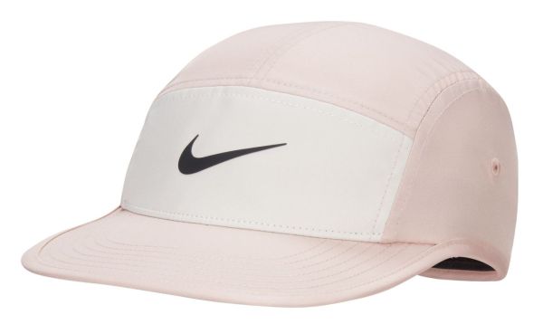 Czapka tenisowa Nike Dri-Fit Fly Cap - pink oxford/ light orewood brown/black