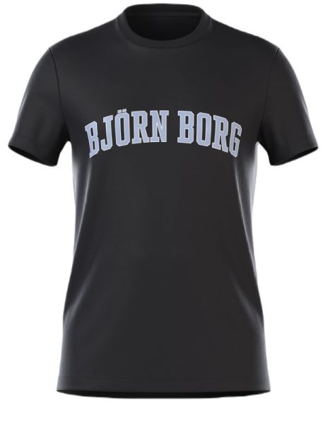 T-shirt pour hommes Björn Borg Borg Essential T-Shirt - black beauty