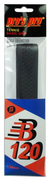 Tenisz markolat - csere Pro's Pro Basic Grip B 120 black 1P