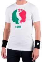 Herren Tennis-T-Shirt Hydrogen City Cotton Tee Man - white/rome
