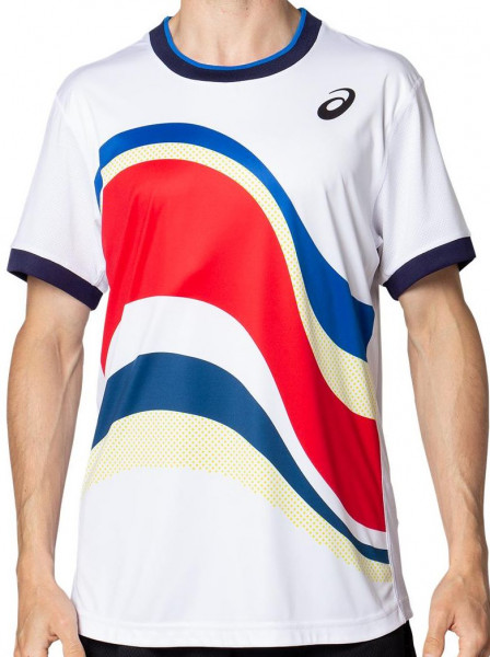 Herren Tennis-T-Shirt Asics Match M GPX Tee - brilliant white