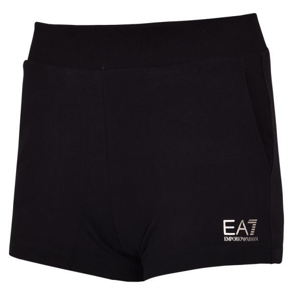 Spodenki dziewczęce EA7 Girls Jersey Shorts - black