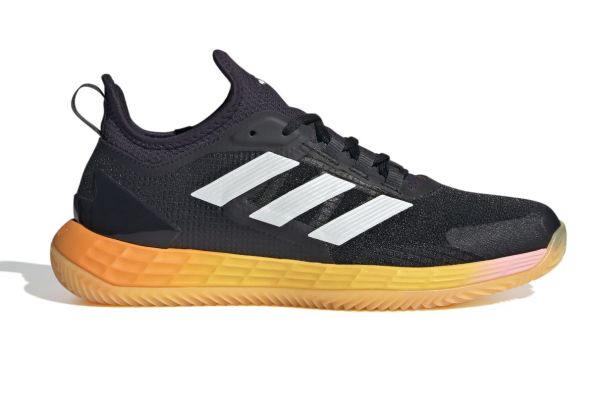 Damen-Tennisschuhe Adidas Adizero Ubersonic 4.1 W Clay - black/orange/yellow
